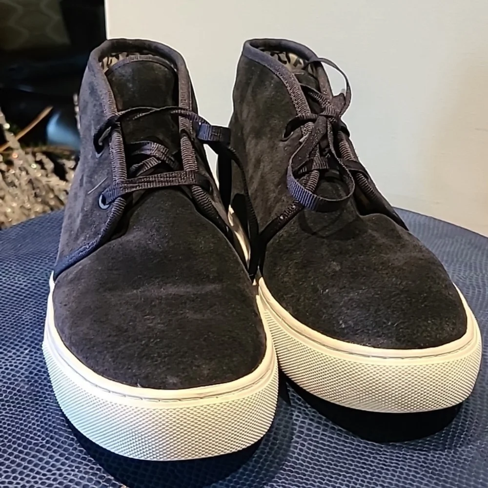 Tory Burch blue suede 
